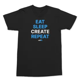 Eat Sleep Create Repeat Tee