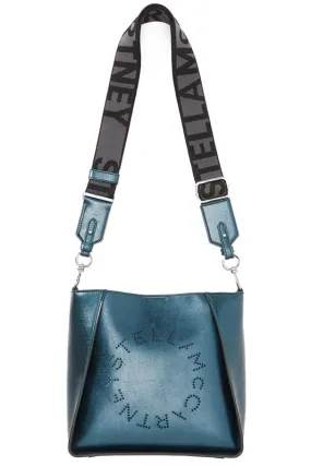 Eco Metallic Mini Crossbody - Dark Green