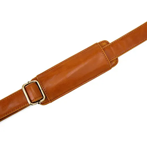 ECOSUSI Messenger Bag PU Leather Laptop Briefcase 14 inch Computer Shoulder Satchel Bag for Women
