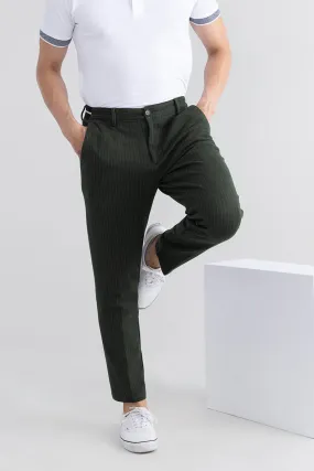 Edify Olive Knitted Chino
