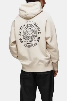 Edwin Music Channel Hoodie (Whisper White)