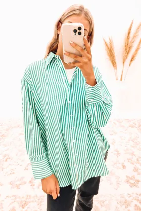 Edyn Shirt Green Stripe