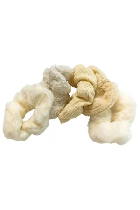 Eggshell Scrunchies Set of 5