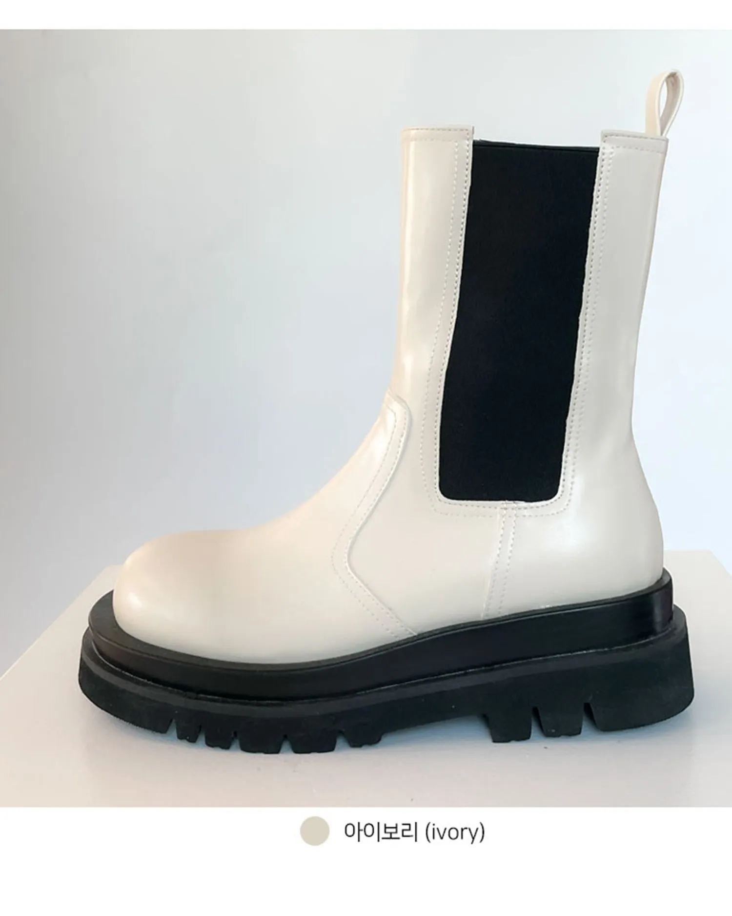 Elastic Gusset Ankle Zipper Boots CJ305