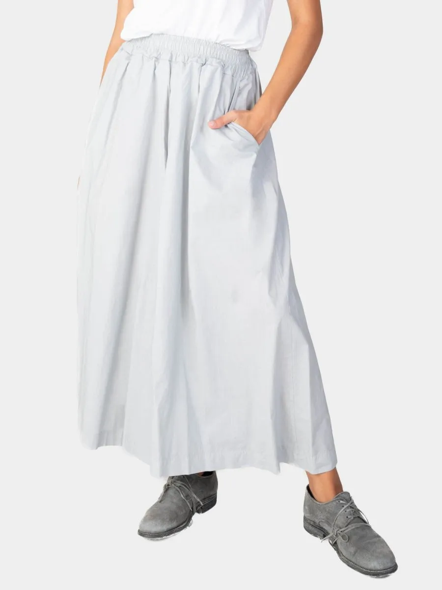 Elastic Waist Cotton Palazzo Pant