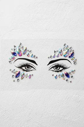 Electric Nights Face Jewels Multi B