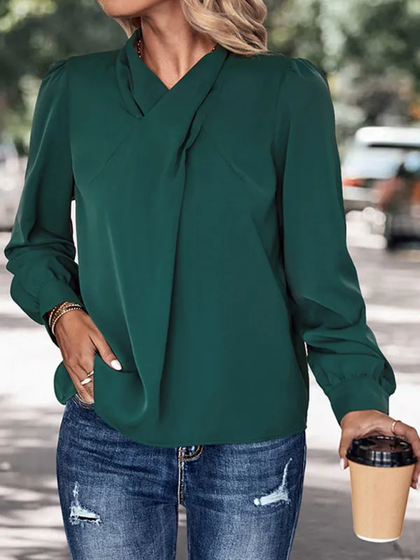 Elegant Autumn Long Sleeve Blouse