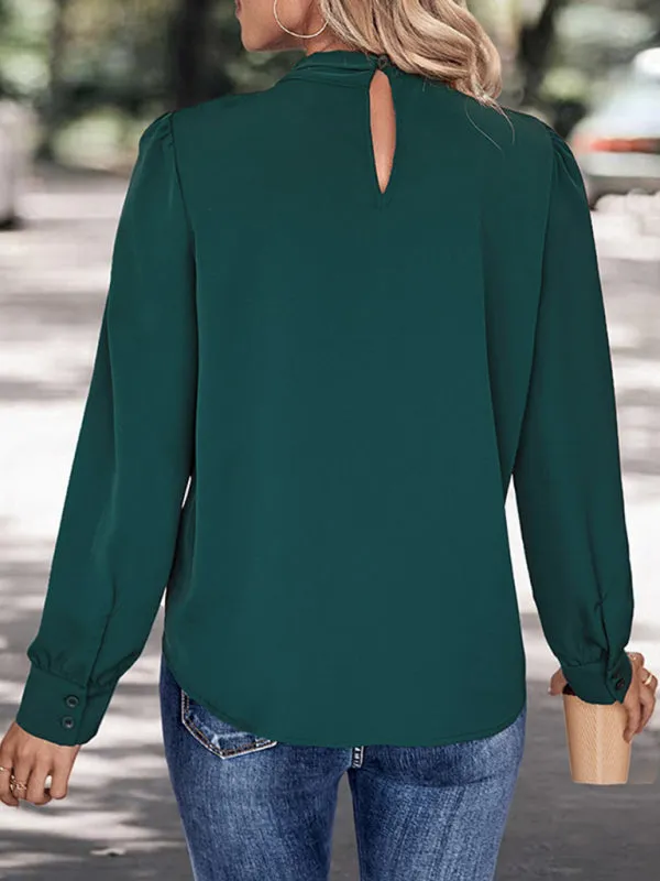 Elegant Autumn Long Sleeve Blouse