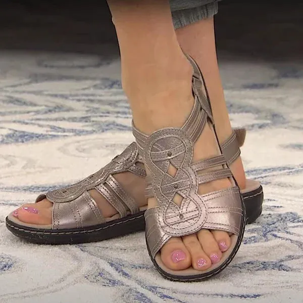 Elegant Orthopedic Open Toe Sandals for Women - Ultimate Comfort & Style