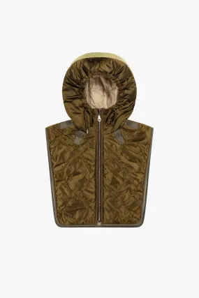 Elements Quilt Zip Hood - Antique Gold / Oyster