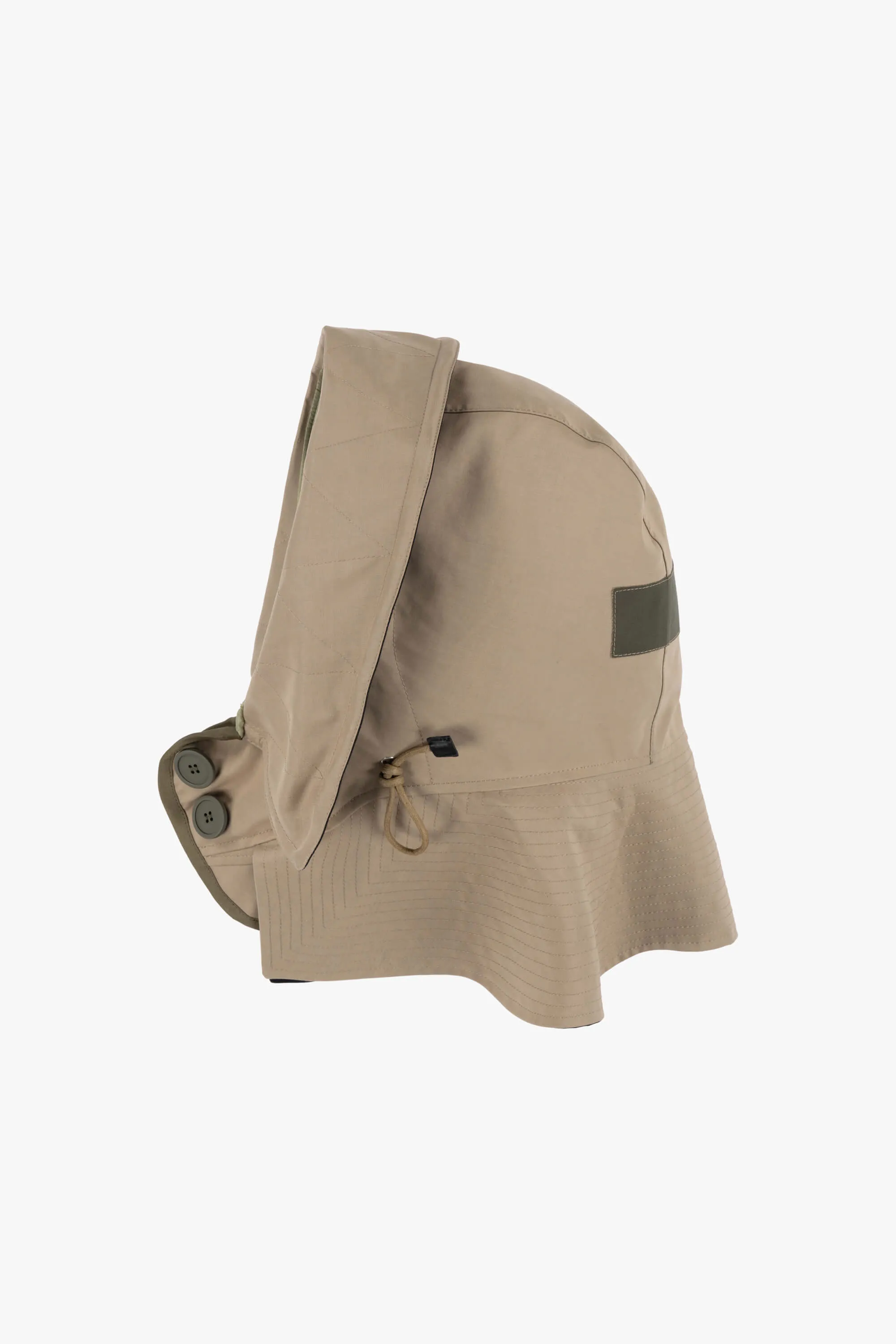 Elements Rain Quilt Hood - Stone