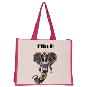 Elephant Midi Tote Bag