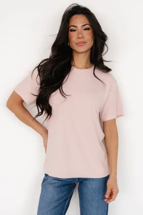 Elliot Relaxed Tee | Blush