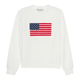 Ellsworth Ivey Women's American Flag Sweatshirt