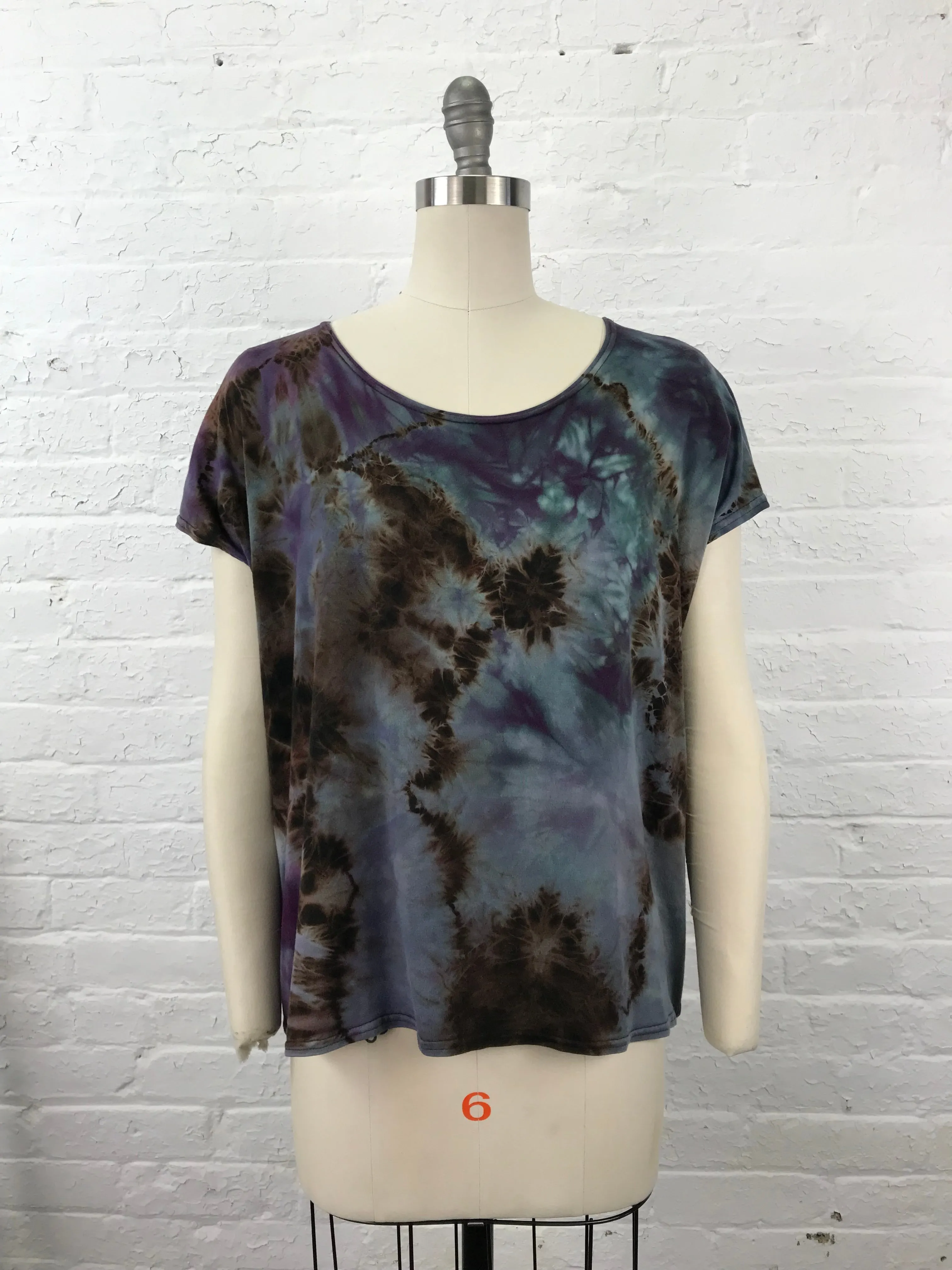 Elsie Top in Dark and Stormy Tangle