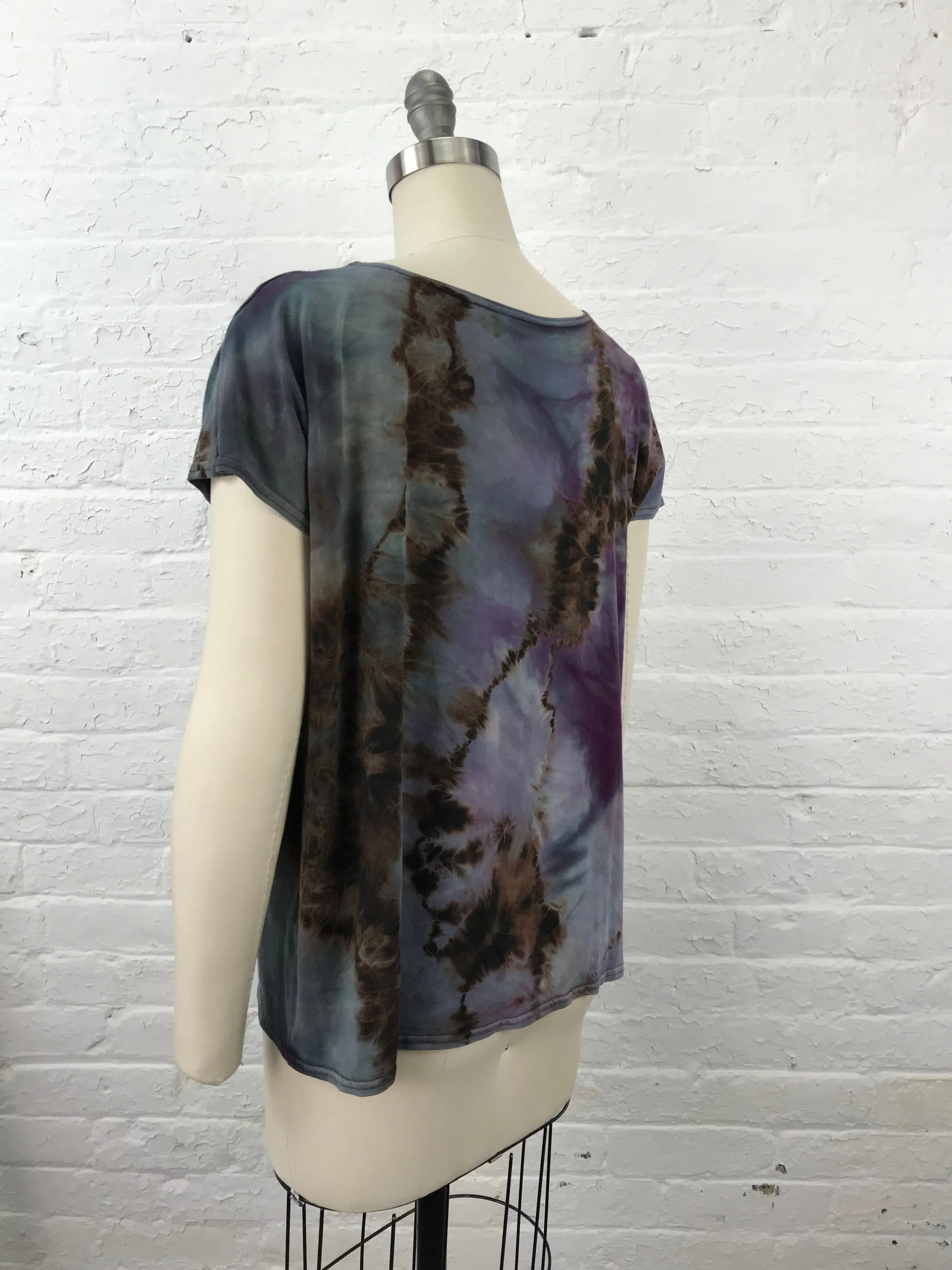 Elsie Top in Dark and Stormy Tangle