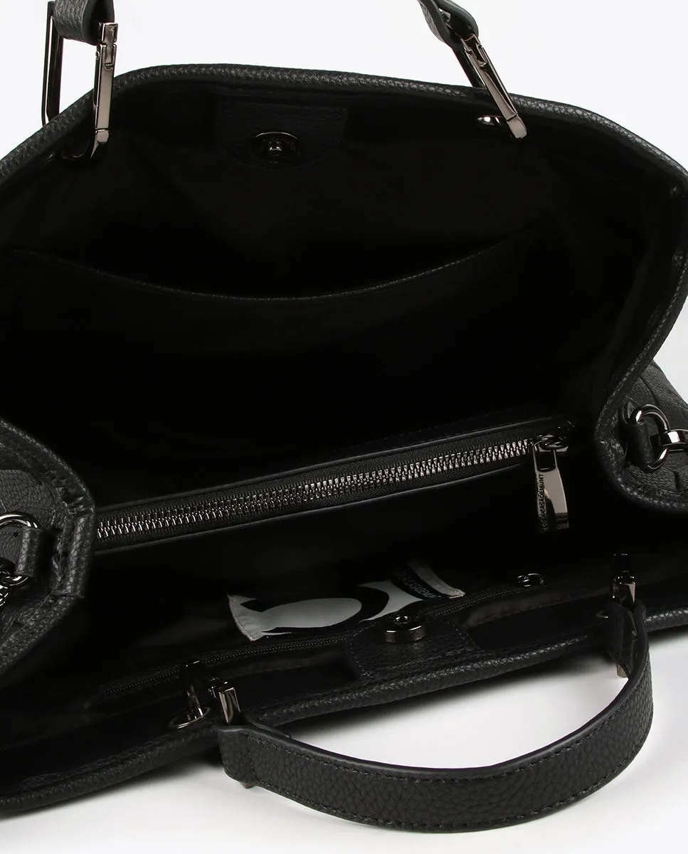 Embossed tote bag