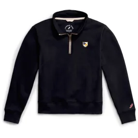 Embroidered Monogram Shield League Essential Quarter-Zip