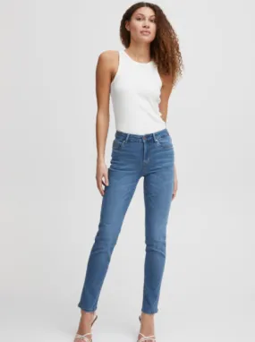 Emma High Waist Straight Leg Jeans -