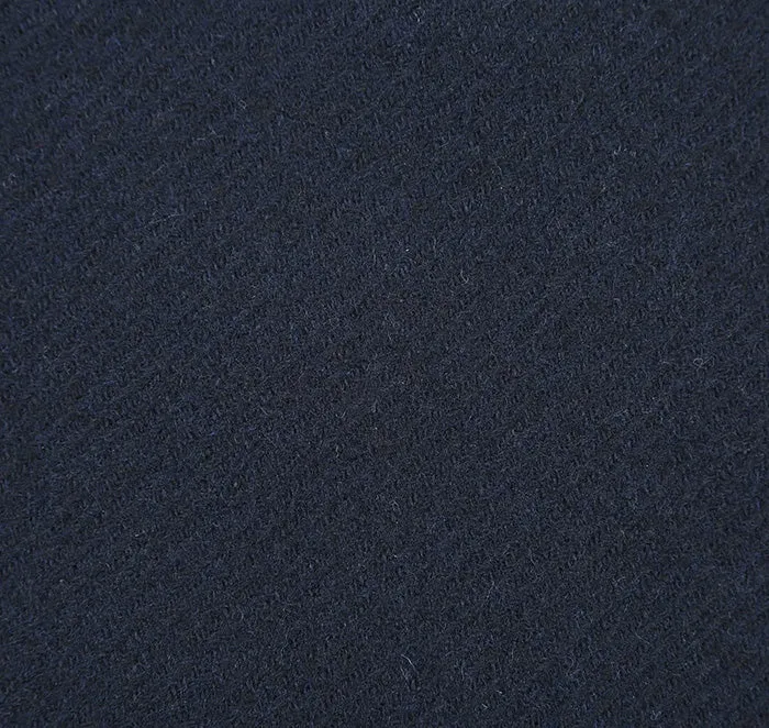 English Laundry Navy Slim Fit Wool Blend Long Overcoat