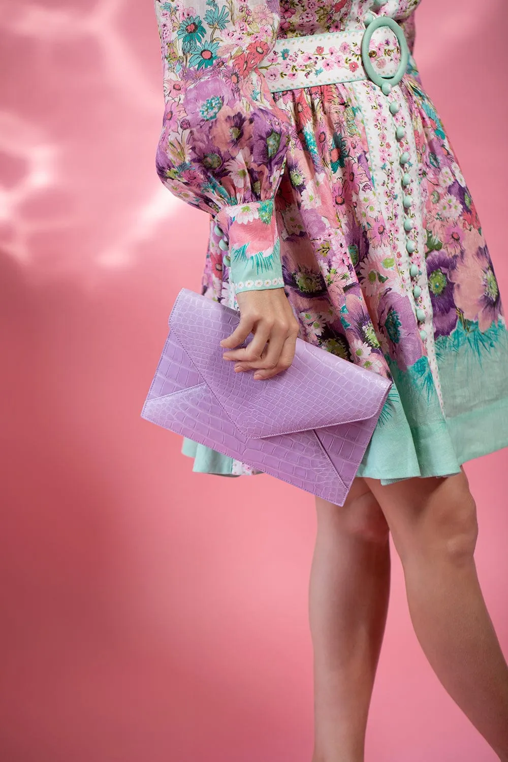 Envelope Clutch - Lavender