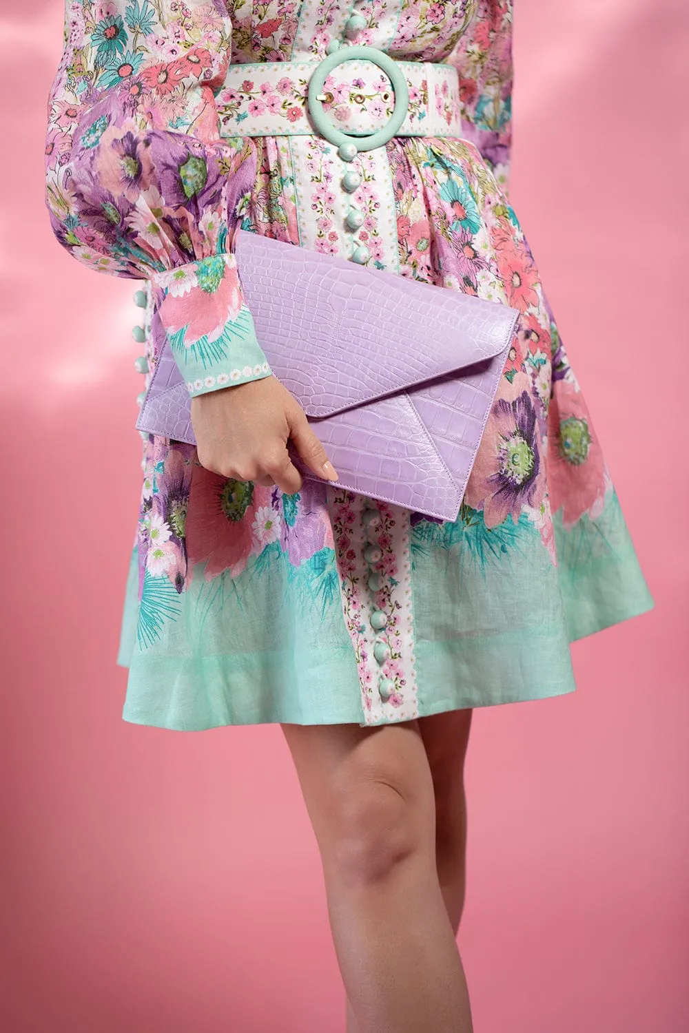 Envelope Clutch - Lavender