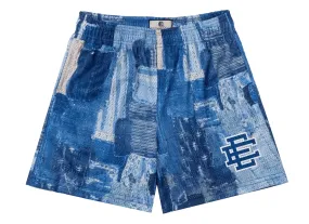 Eric Emanuel EE Basic Short Blue Boro Patchwork