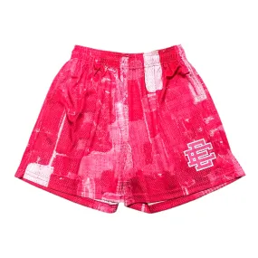Eric Emanuel EE Basic Short Pink Boro Patchwork Pre-Owned