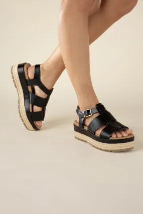 Espadrille Fusion Gladiator Flatform Sandals