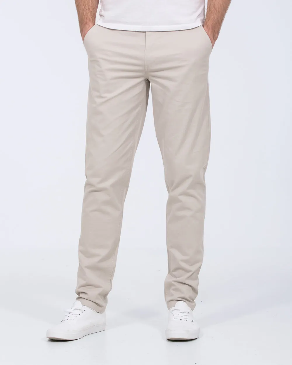 Essentalls Slim Fit Tall Chinos (pebble)