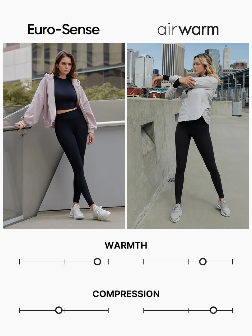 Euro-Sense Brushed Fleece Ankle Length Leggings
