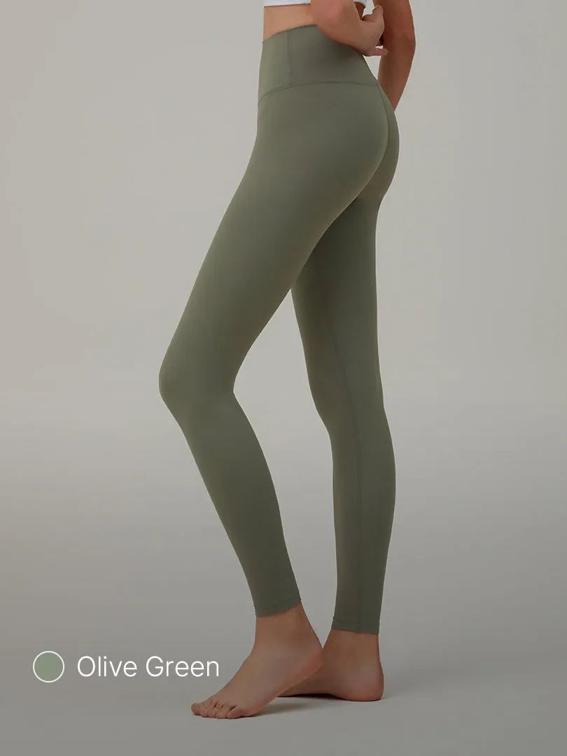 Euro-Sense Brushed Fleece Ankle Length Leggings