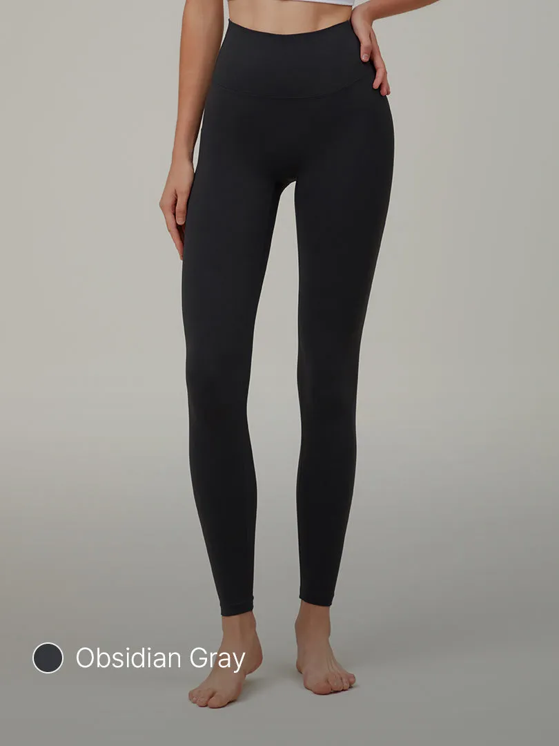Euro-Sense Brushed Fleece Ankle Length Leggings