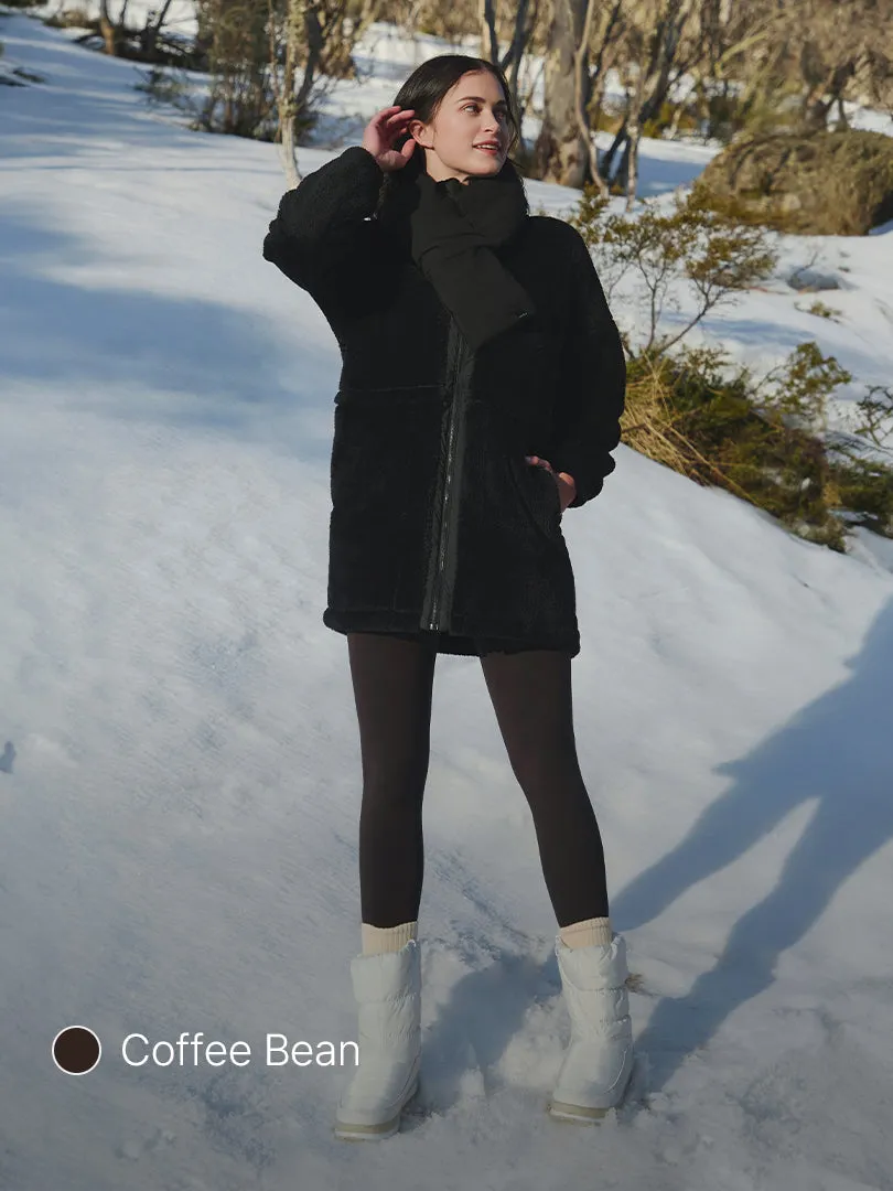 Euro-Sense Brushed Fleece Ankle Length Leggings