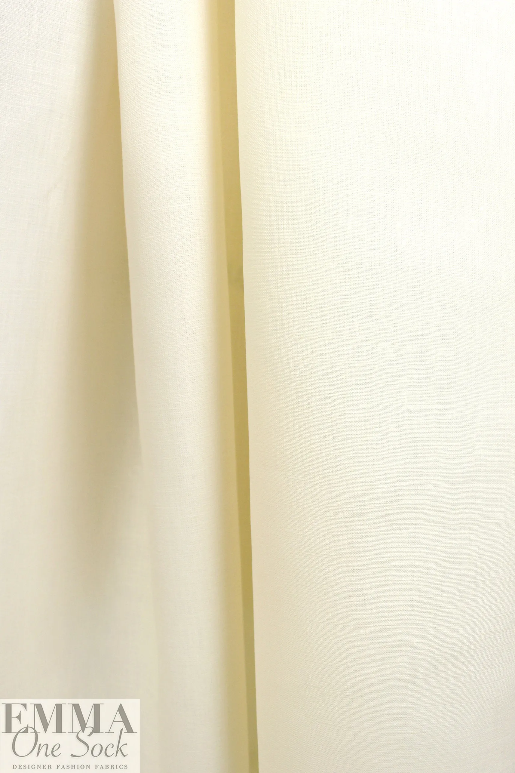 European all linen lightweight woven - ivory