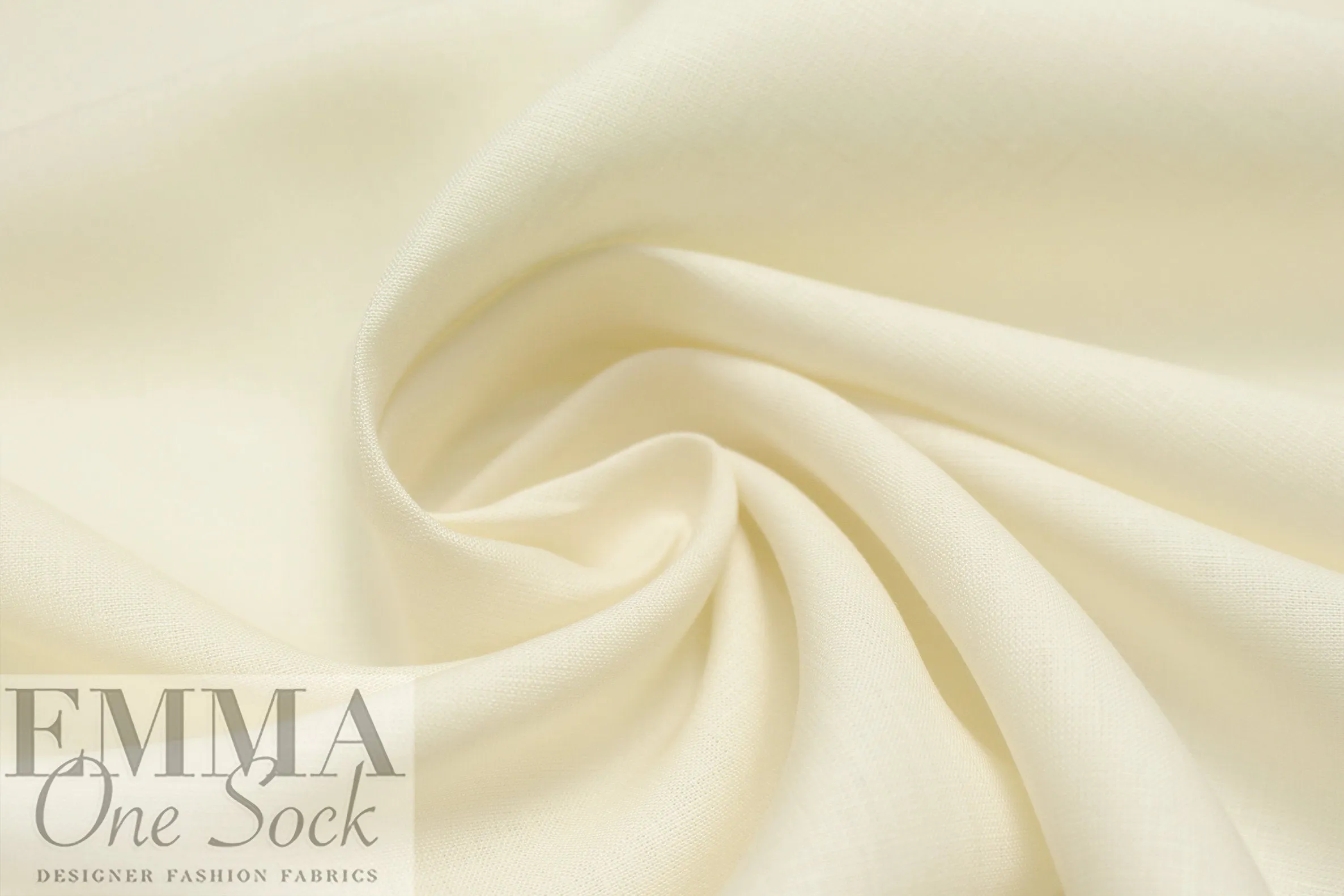 European all linen lightweight woven - ivory
