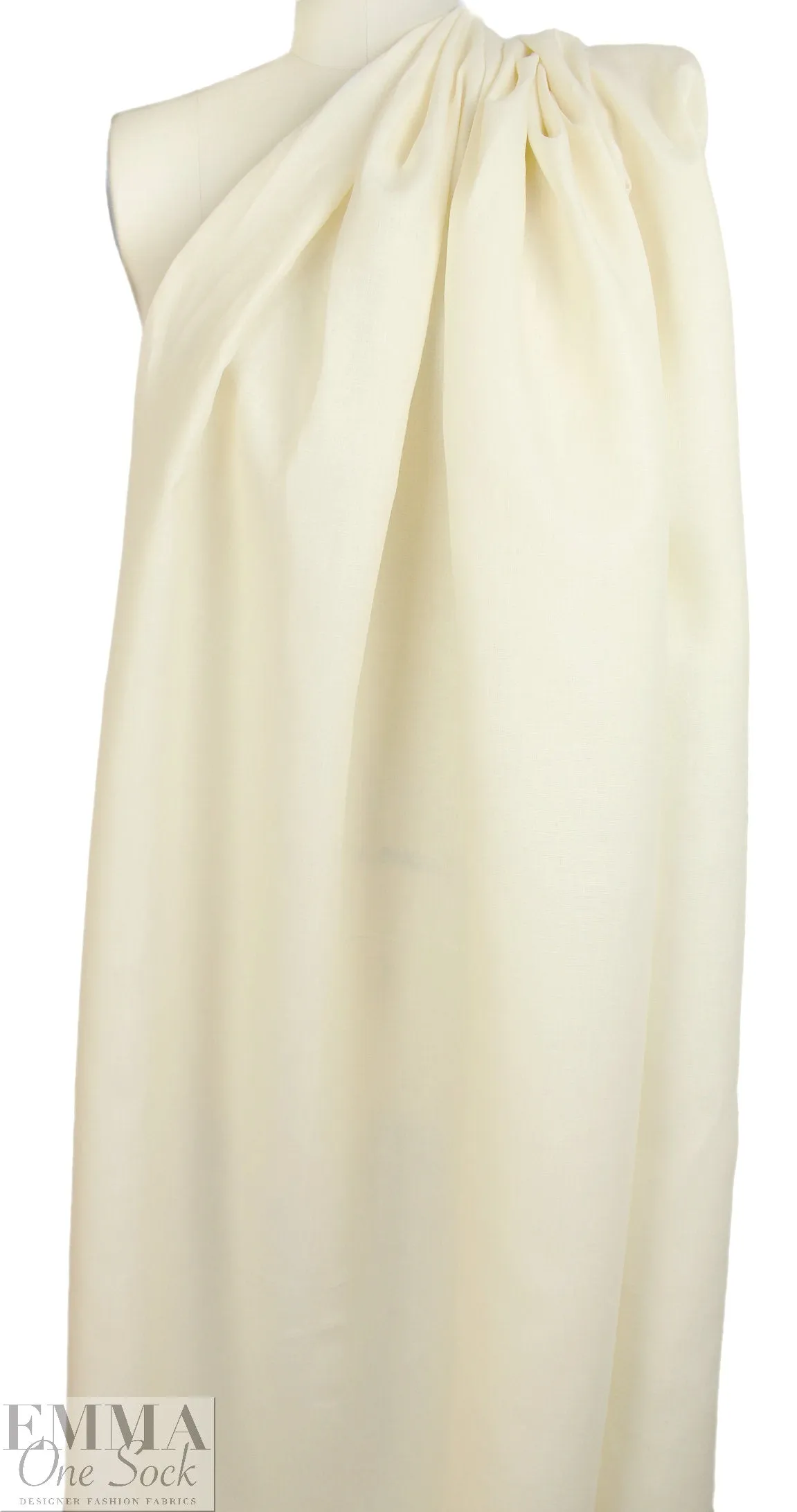 European all linen lightweight woven - ivory