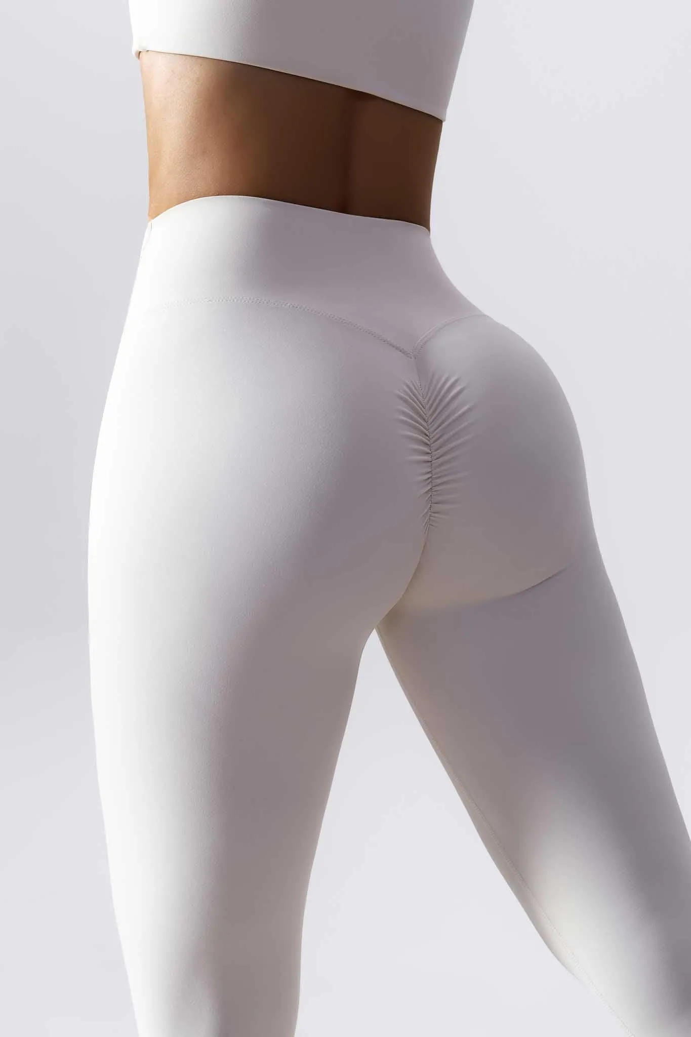 Evangeline Seamless Leggings - Porcelain White