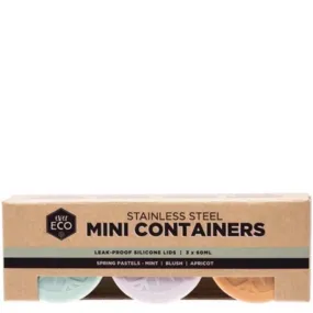 Ever Eco Stainless Steel Mini Containers - set of 3
