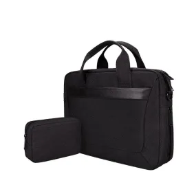 Executive 2 In 1 Laptop Shoulder Bag -Black