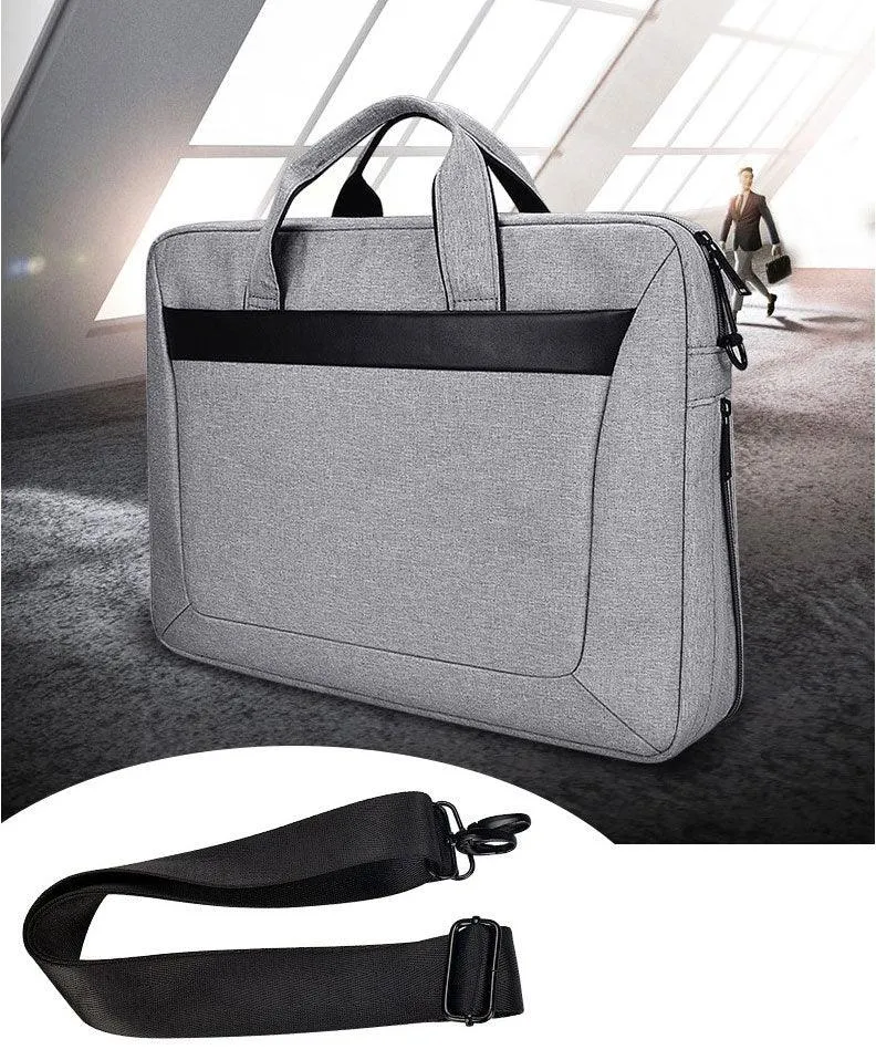 Executive 2 In 1 Laptop Shoulder Bag -Black