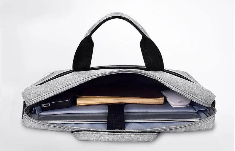 Executive 2 In 1 Laptop Shoulder Bag -Black