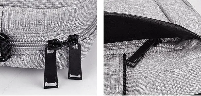 Executive 2 In 1 Laptop Shoulder Bag -Black