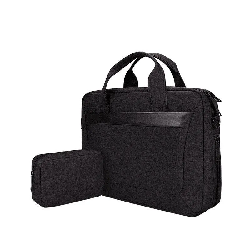 Executive 2 In 1 Laptop Shoulder Bag -Black