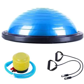 Explosion-proof Yoga Ball Sport Fitness Ball Balance Ball , Diameter: 60cm(Blue)