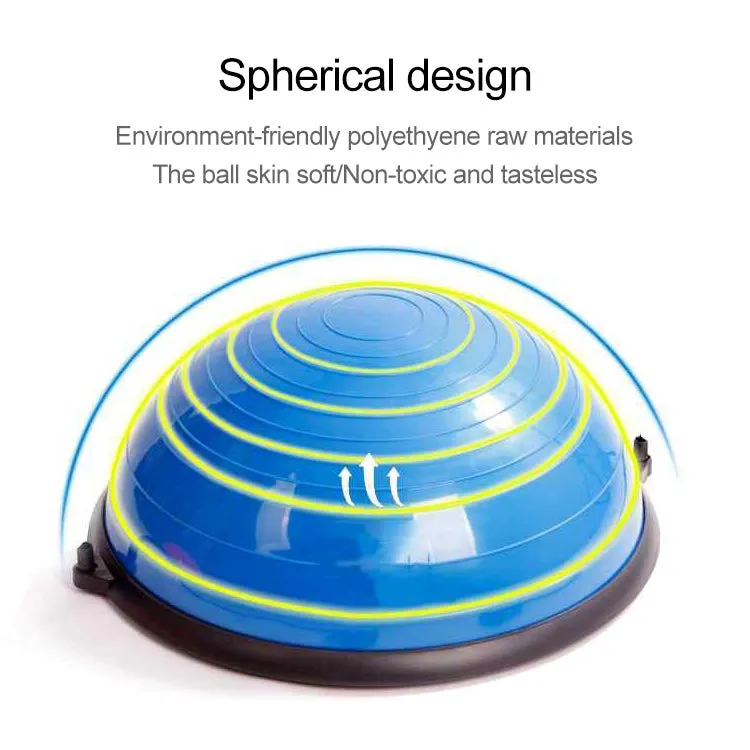 Explosion-proof Yoga Ball Sport Fitness Ball Balance Ball , Diameter: 60cm(Silver)