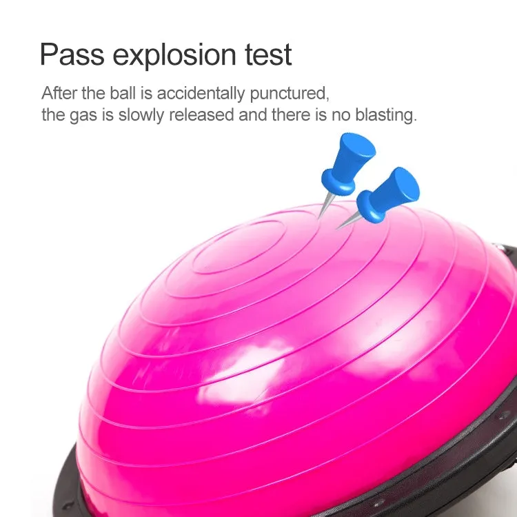 Explosion-proof Yoga Ball Sport Fitness Ball Balance Ball , Diameter: 60cm(Silver)