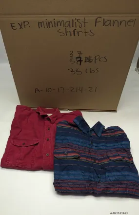 Export Minimalist Flannels 37 pcs 35 lbs A1017214-21