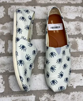 Eye Slip-On Shoes- (Size 10)