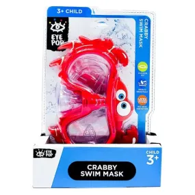 EyePop Red Crabby Swim Goggle Mask, Unisex